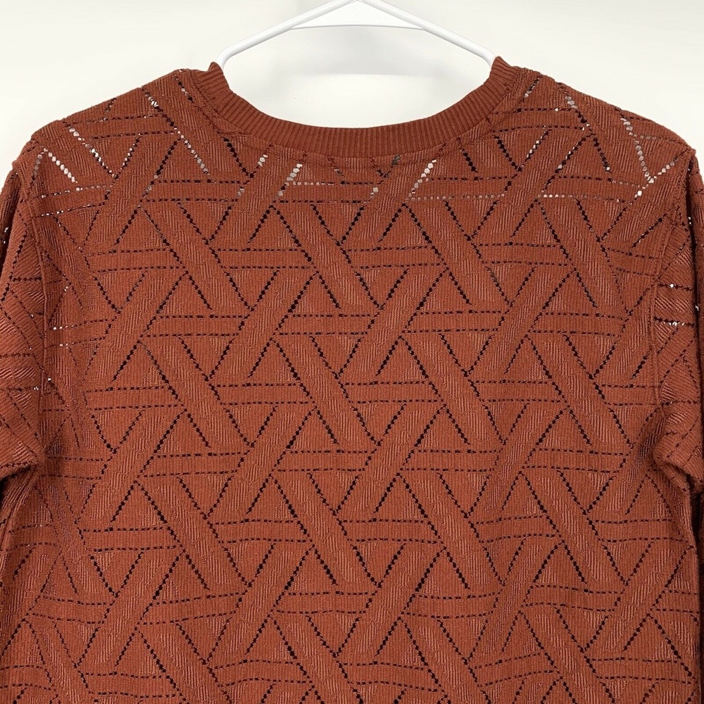 Banana Republic Geo Lace Pullover Sweatshirt Top - Picture 8 of 9